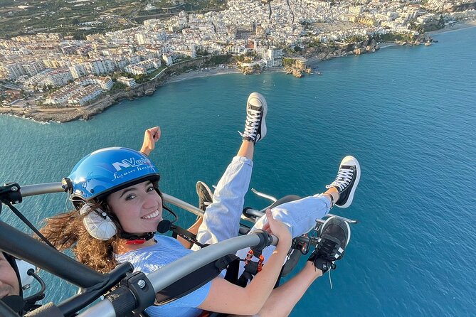 Private Paragliding Flight Costa del Sol 30 min - The views you’ll actually plan for: Nerja and the Balcony of Europe angle