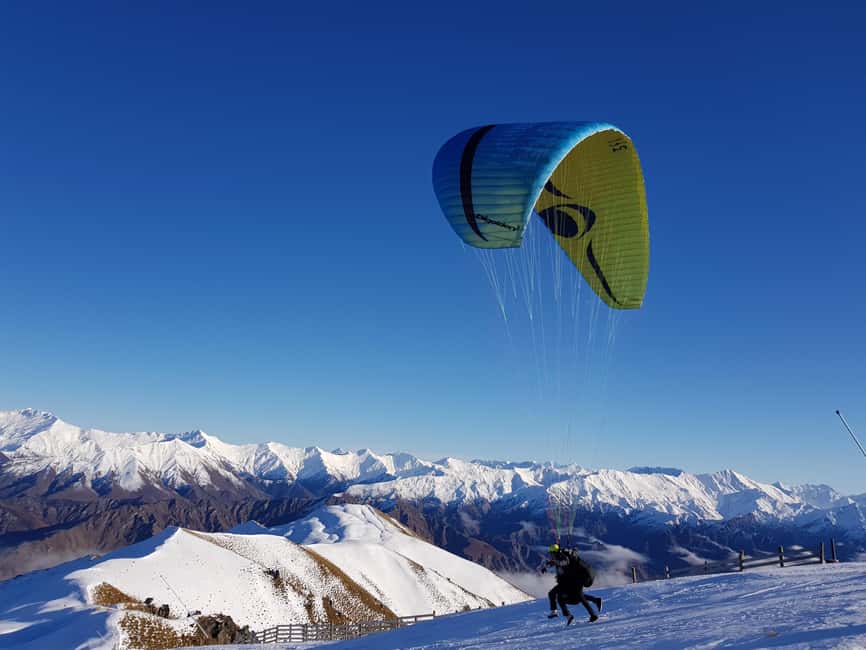 Queenstown: Tandem Paraglide - Winter - Coronet Peak 5400ft - The Chair-Lift and Ski Pass Reality Check (It’s Not Included)