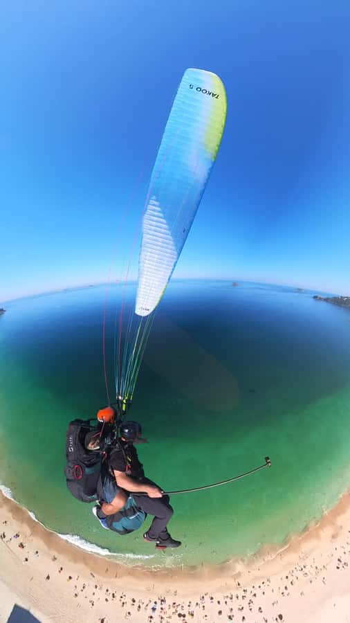 Rio de janeiro : Paragliding Tandem Flights over Rio - Landing back at São Conrado: the part that makes people smile