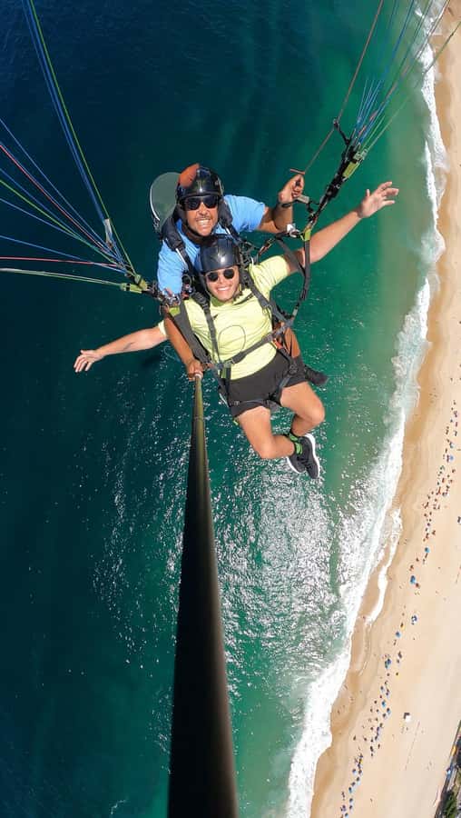 Rio de janeiro : Paragliding Tandem Flights over Rio - Cameras and files: what you get versus what may cost extra