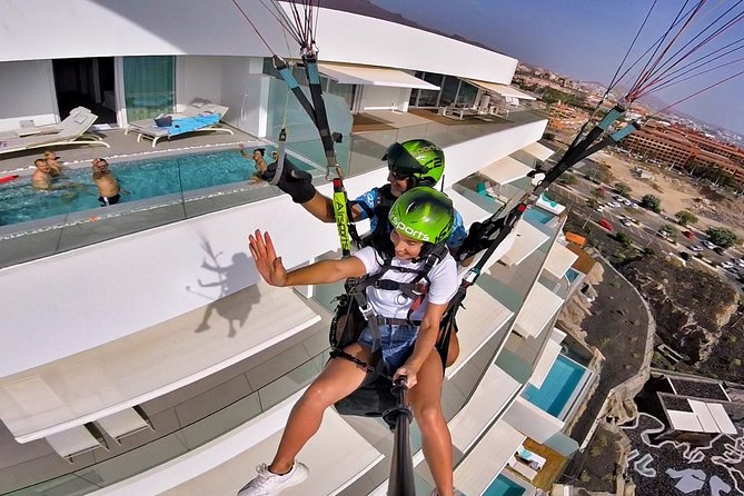 SILVER 1000m paragliding tandem flight above South Tenerife - Photos and GoPro footage: what’s included, what costs extra, and how to save money