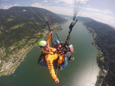 Tandem flight: Paragliding panorama tandem flight - Fly4you Paragliding Center: Where You Meet and What Happens First