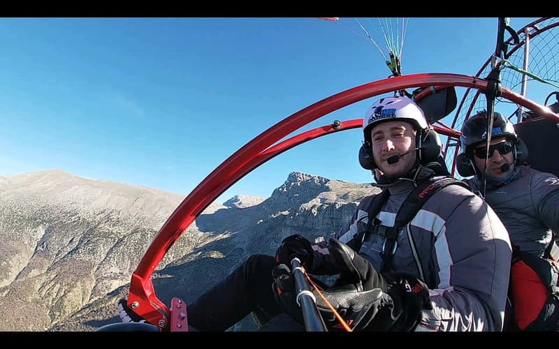 Tandem flight with paramotor from above ioannina zagori - Flying Toward Vikos Gorge (Beloi): Why This Canyon Looks Different in the Sky