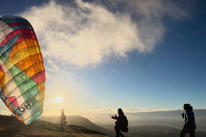 Tandem Paragliding Experience in the Brecon Beacons - The Short Walk to Takeoff: Easy Effort, Real Context