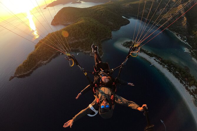 Tandem Paragliding Fethiye, Oludeniz - The 25–45 minute flight route over Fethiye and the coast