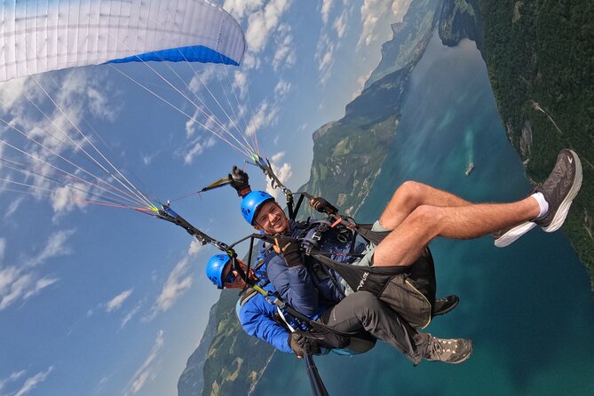 Tandem Paragliding Flight in the Lucerne Region - Cable car up, then a short walk to takeoff