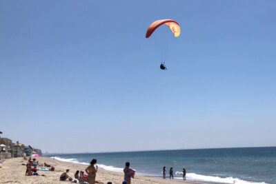 Tandem Paragliding flight with instructor in Malibu - Ocean and Hills Views: The Best Parts to Aim For