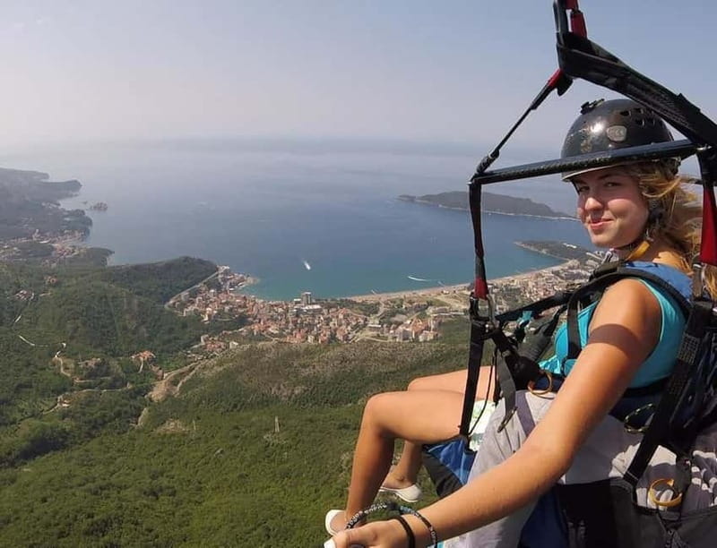 Tandem Paragliding in Budva with Expert Pilots/All-inclusive - GoPro footage in your package: how to get the most from it