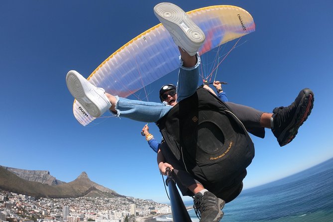 Tandem Paragliding in Cape Town - The roller-coaster option at the end