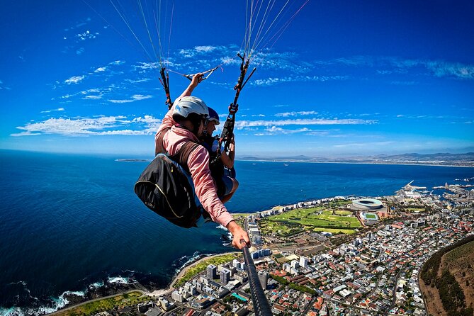 Tandem Paragliding in Cape Town with views of Table Mountain - The Takeoff and First Moments: How They Keep You Calm