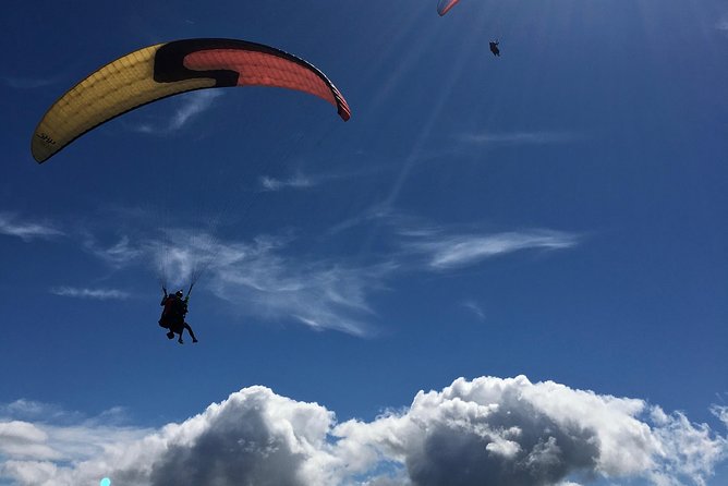 Tandem Paragliding over the Rugged Lava Fields at Blue Mountains - Landing Back on Your Feet (And Staying Calm)