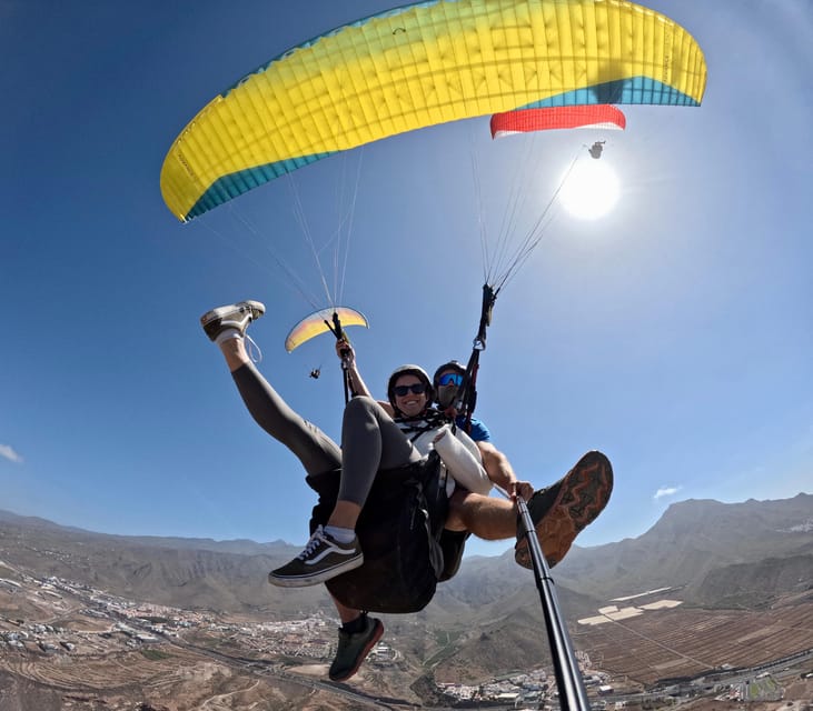 Tenerife: Tandem Paragliding in Adeje with hotel transfer - Soaring Over Adeje and La Caleta: The Vibe of a Tandem Flight