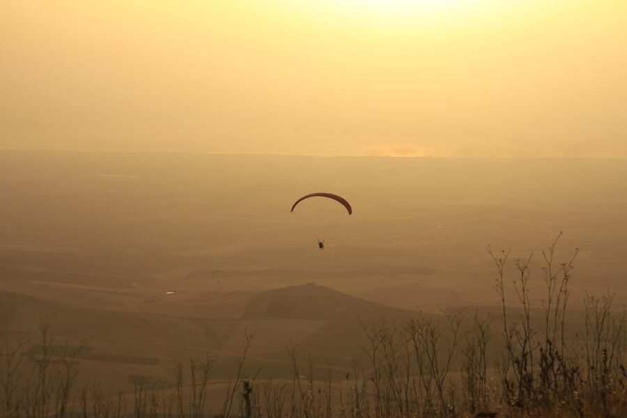 Trapani: Paragliding flight with GoPro photos and videos - The Views Over Sicily: Zingaro Nature Reserve, Mountains, and the Mediterranean