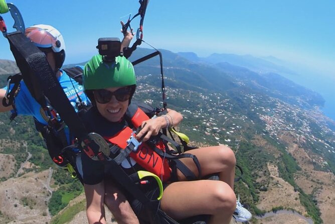 Two-seater paragliding Amalfi and Sorrento Coast Monte Faito - The takeoff: your 20-foot job, then the sky does the rest
