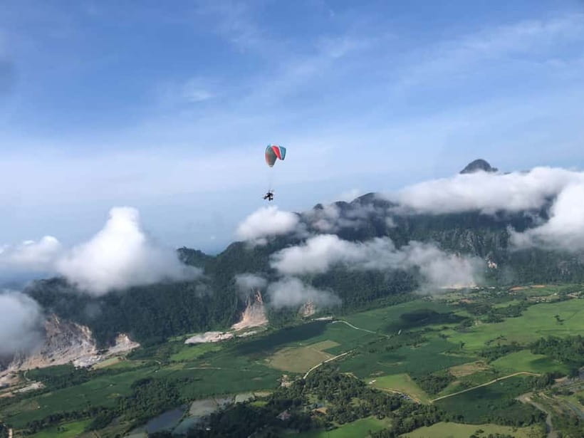 Vang Vieng: Paragliding Experience with Hotel Pickup - Over Vang Vieng: what your 15 minutes in the air is actually like