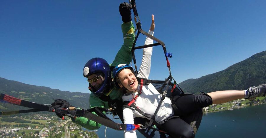 Villach/Ossiachersee: Paragliding "Action" Tandemflug - Villach and Ossiachersee Tandem Flying: Why the Route Feels Special