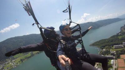 Villach/Ossiachersee: Paragliding "Panorama" Tandemflug - From the meeting point to Gerlitzen: how the 90 minutes really flow