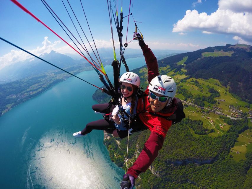 Zurich: Day trip to Interlaken incl. tandem paragliding - Tandem paragliding over the Jungfrau area: what the experience feels like